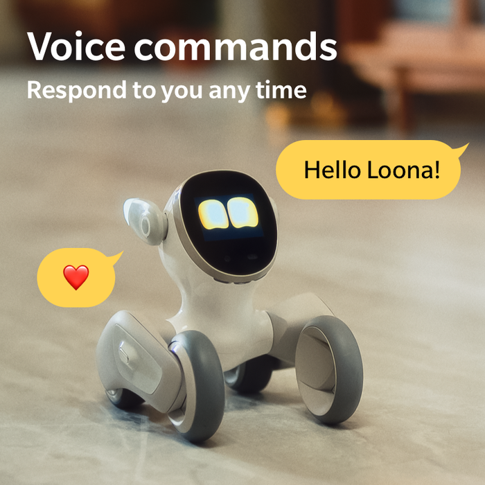 Loona Premium Slimme Robot, AI PETBOT met Oplaaddock, KEYi Tech